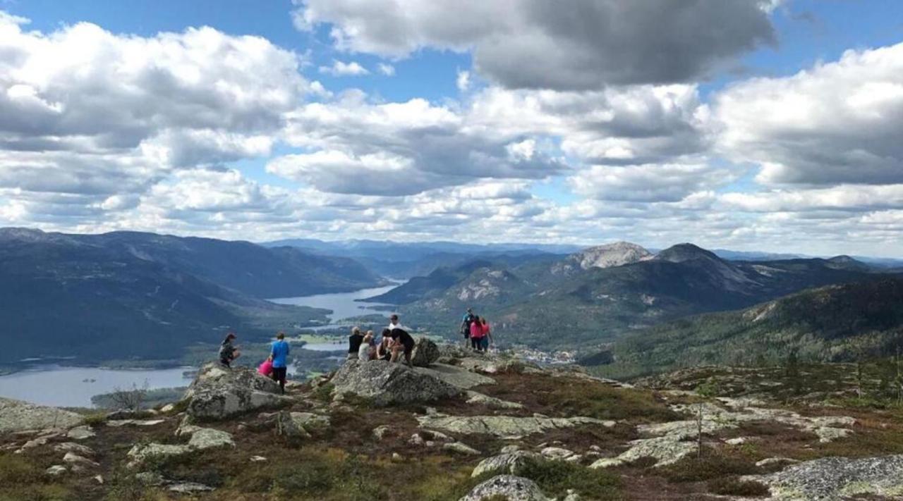Hytte Naer Vannet, Jacuzzi Og Sauna Vradal Exterior foto