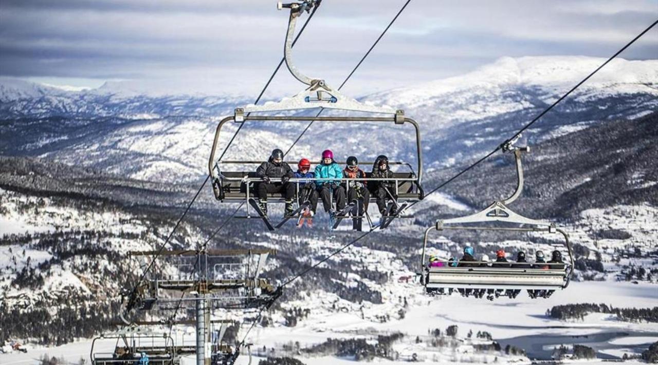 Hytte Naer Vannet, Jacuzzi Og Sauna Vradal Exterior foto