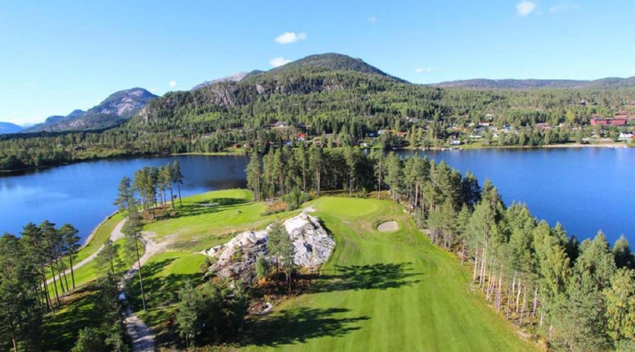 Hytte Naer Vannet, Jacuzzi Og Sauna Vradal Exterior foto