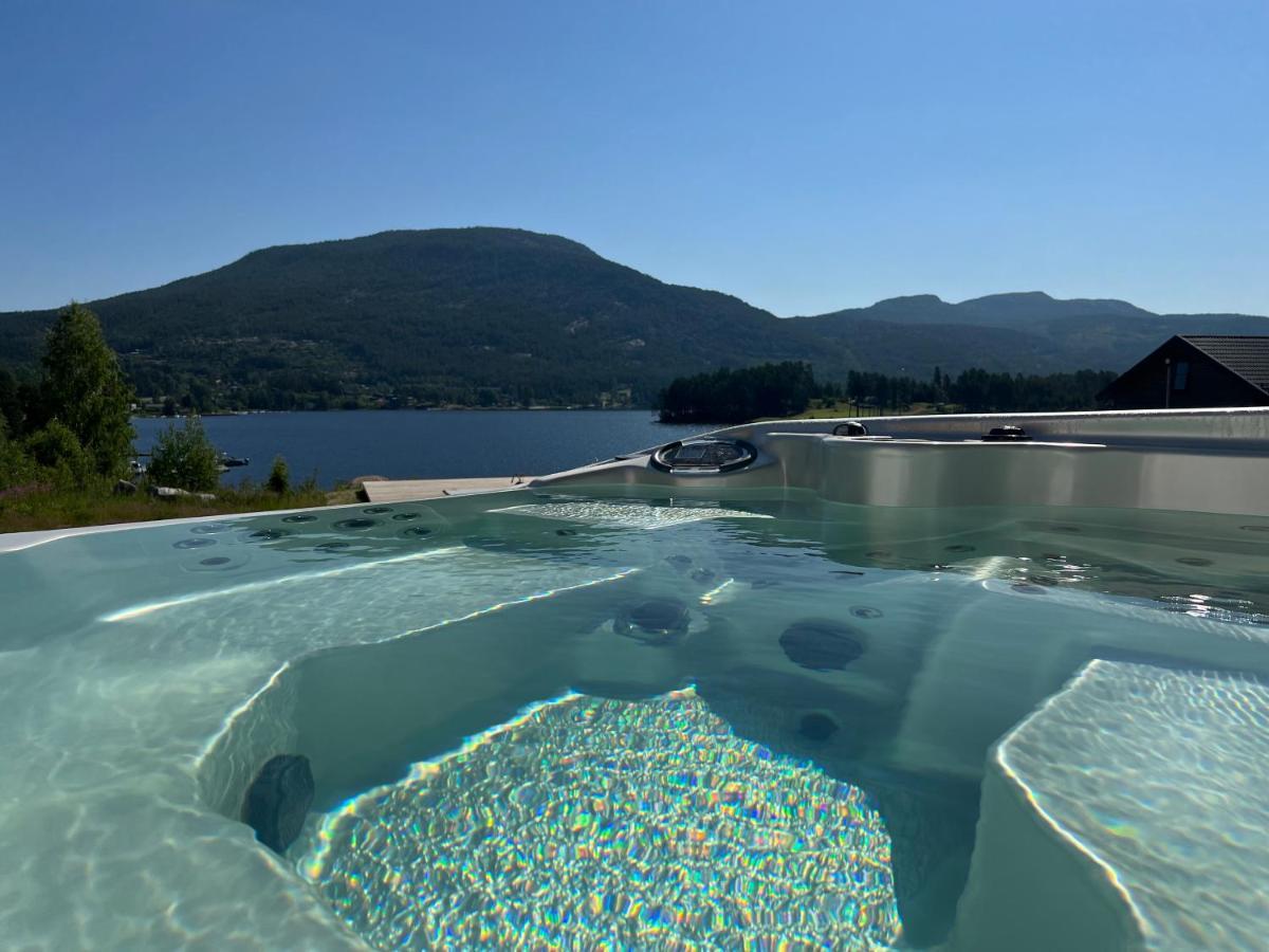 Hytte Naer Vannet, Jacuzzi Og Sauna Vradal Exterior foto