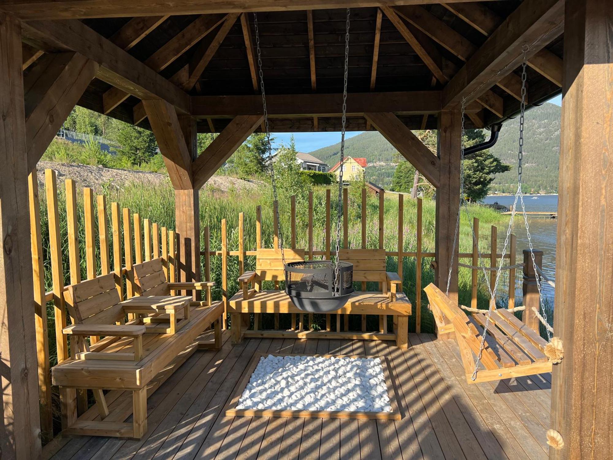 Hytte Naer Vannet, Jacuzzi Og Sauna Vradal Exterior foto